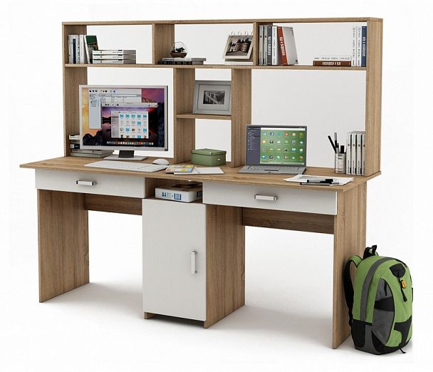 Стол компьютерный Лайт-10Я СН - Вид 1