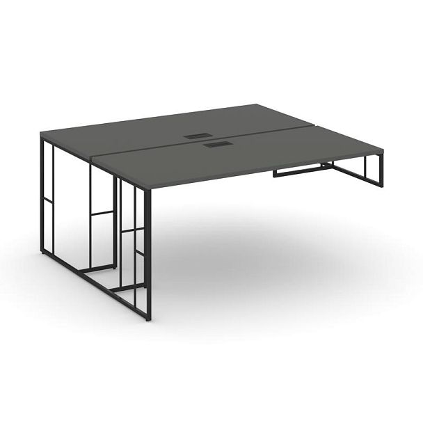 Rift Рабочая станция для опорной тумбы RF.DRSOT-003 Антрацит/Металл Черный 1380*1232*750 - Вид 1