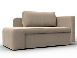 Кушетка Лига-097 Велюр бежевый - Фото предпросмотра