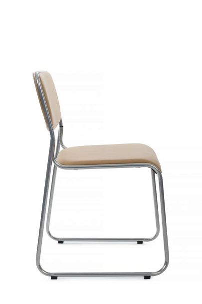 Кресло Nix RCH OMKL-02 Бежевый/Металл окрашенный Хром - Вид 2