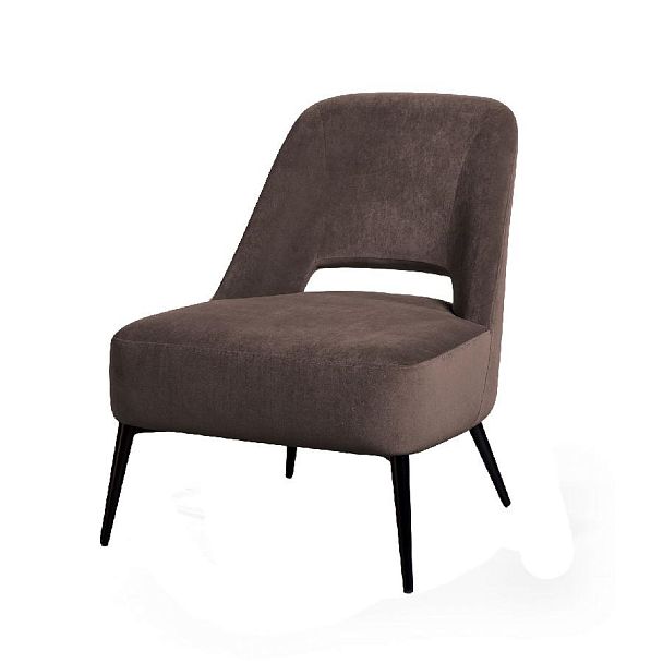 Кресло Dante, бархат антрацит 14 - Вид 3