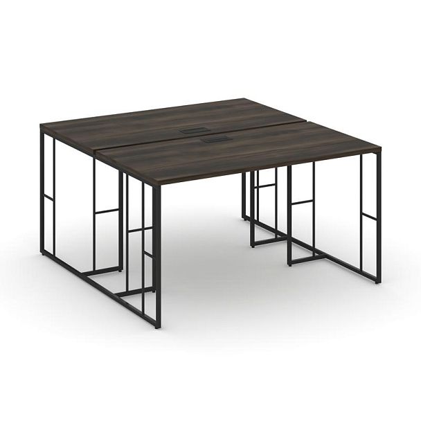 Rift Рабочая станция RF.DRS-013 Дуб Мали/Металл Черный 1380*1432*750 - Вид 1