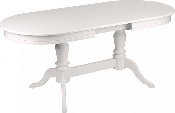 Стол деревянный раздвижной Арей 160(210)х90х76 Белый - Вид 5