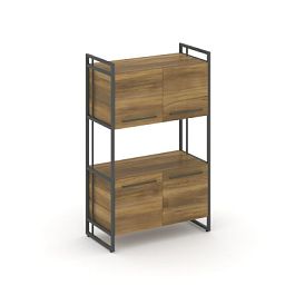 Rift Шкаф 3 ниши широкий RF.SS-33 Сандал Янтарный/Металл Антрацит 798*396*1286 - Фото предпросмотра