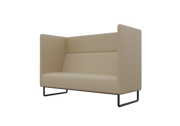 Bronks Диван двухместный BROS-2 Dollaro 517/Металл Черный 1715*760*1180 - Вид 1