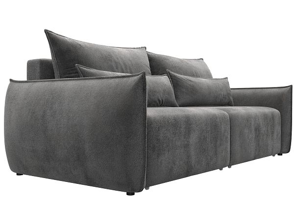 Диван прямой Лига-051 НПБ Велюр серый - Вид 3