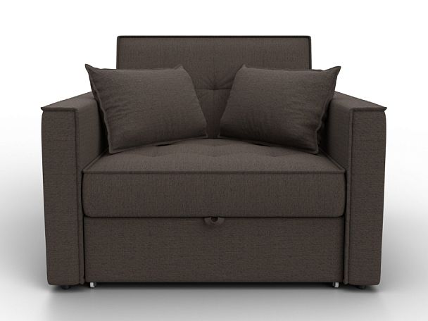 Кресло-кровать Лига-104 (80) Рогожка коричневый - Вид 2