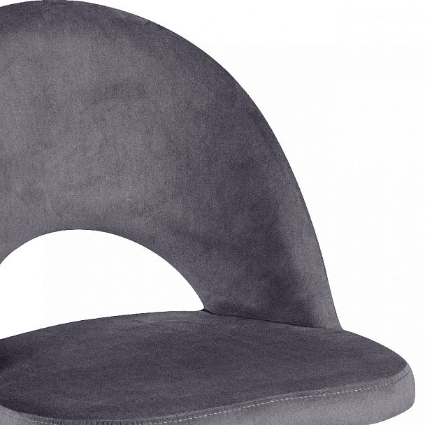 Комплект кухонных стульев Рэди серый велюр/белый, 4 шт. - Вид 8