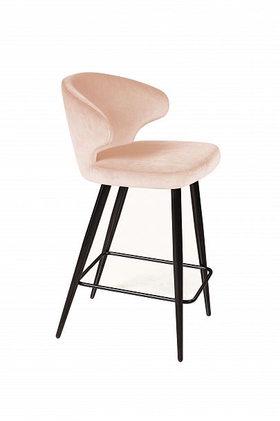 Стул полубарный Richard, бархат бежевый 5 - Вид 3