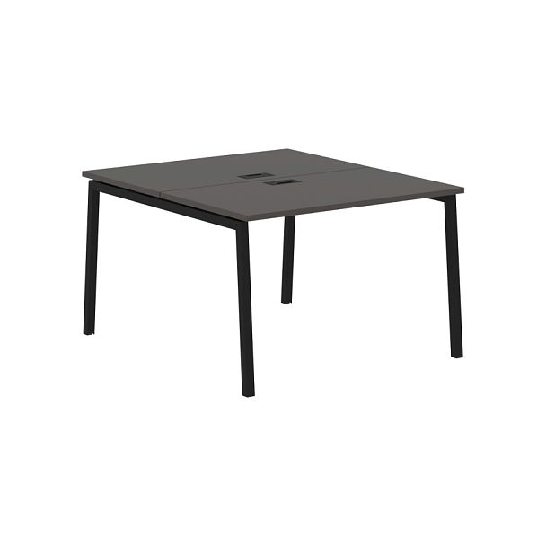 Стол 2-х местный ELWST 1113 Мокко/Черный 1160х1346х750 EDIS - Вид 1