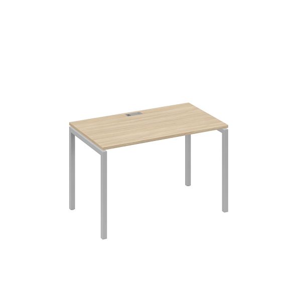 Стол письменный на металлокаркасе DUE A4 А4 Б2 013 БП дуб скандинавский / металлокаркас серый - Вид 1