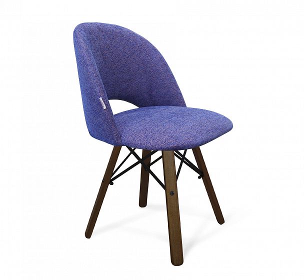 Стул Sheffilton SHT-ST34/S70 синий мираж/темный орех/черный - Вид 2