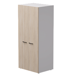 Гардероб глубокий Everprof EVO 800х602x1835 Белый/Дуб Соната - Фото предпросмотра