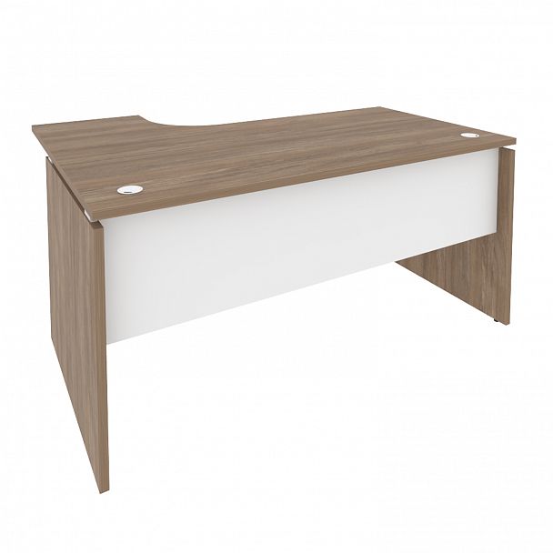 Стол эргономичный "Onix" O.SA-4 дуб аризона/белый - Вид 1