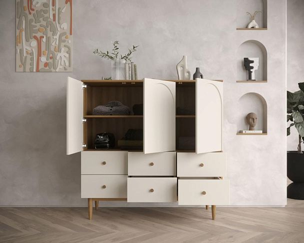 Комод с тремя дверками и шестью ящиками Arka AR18 - Вид 2