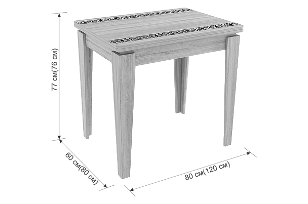 Стол обеденный раскладной Фантазия KM-0216.2553 - Вид 6