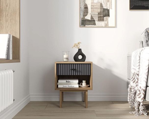 Тумбочка с верхним ящиком Emerson арт EM11/7024/L - Вид 4