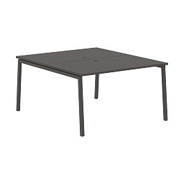 Стол 2-х местный ELWST 1316 Мокко/Мокко 1360х1606х750 EDIS - Фото предпросмотра
