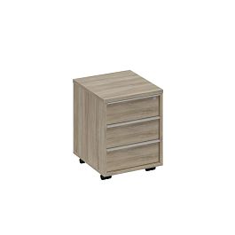 Тумба выкатная 3-х ящичная с центральным замком и ручкой-профилем Space+ А1 213 ВЛ вяз либерти - Фото предпросмотра