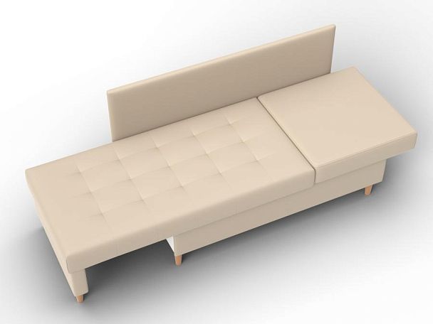 Кушетка Лига-098 Экокожа бежевый - Вид 8