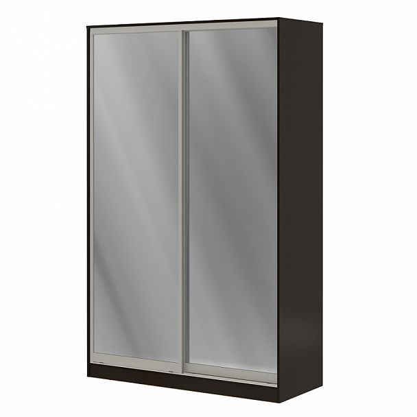Шкаф купе 1,2 м с двумя зеркальными дверями "Система-M" ПК-ШК-КМШ240х120СЗ2-В1-179 дуб ферраре - Вид 1