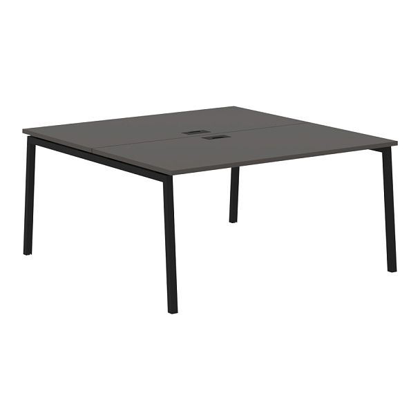 Стол 2-х местный ELWST 1516 Мокко/Черный 1560х1606х750 EDIS - Вид 1