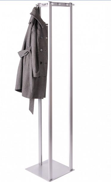 Вешалка Капричо-2  400х400х1780 металлик/пластик "Вешалки" ТК-002561000775 серый - Вид 1