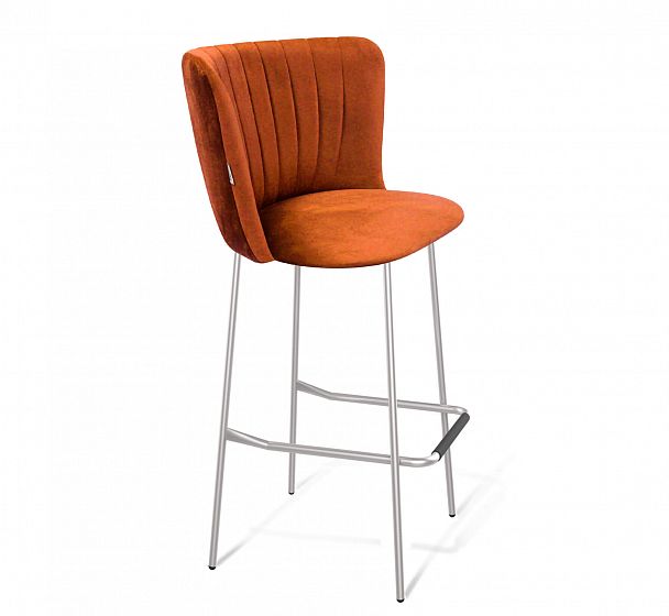 Стул барный Sheffilton SHT-ST36-1/S29 песчаная буря/хром лак - Вид 1