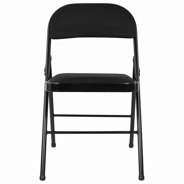 Стул складной BRABIX "Golf Plus CF-003 КОМФОРТ", чёрный каркас, чёрная ткань, 532889 - Вид 4