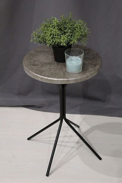 Столик кофейный Sheffilton SHT-CT12-1 черный муар/лофт медь - Вид 6