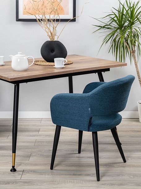 Кресло Oscar БлюАрт/Чёрный - Вид 6