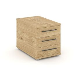 Rift Тумба опорная/приставная RF.TOP-001 Тиквуд Светлый/Металл Антрацит 600*450*523 - Фото предпросмотра