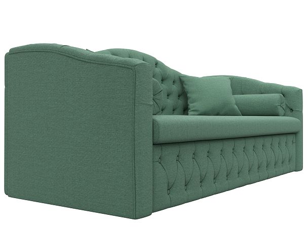 Диван детский прямой Мечта Рогожка зеленый - Вид 3