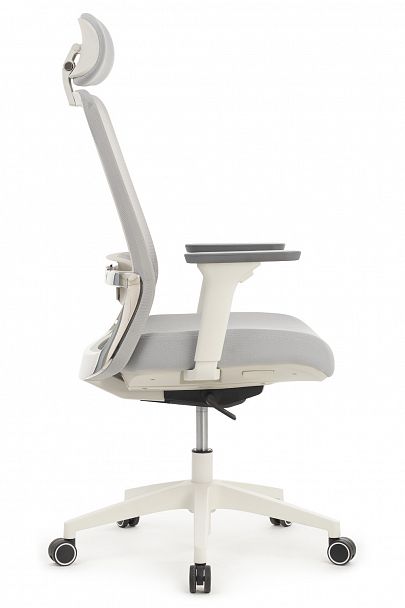 Кресло "RV DESIGN" WORK W-218C светло-серый - Вид 2