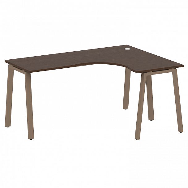 Стол "Metal System" БА.СА-4 венге/мокко - Вид 1