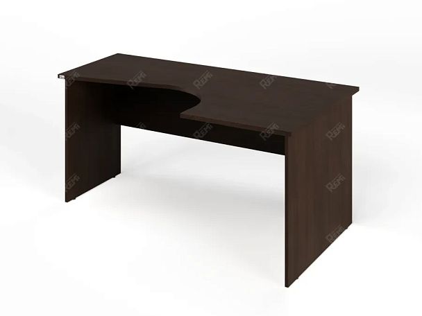 UNITY PC4-16 R ВЕНГЕ Офисный стол угловой Правый 1600х1100х750 - Вид 1