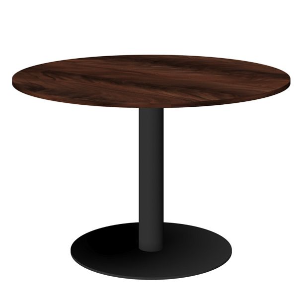 Стол круглый АМ-Д120 дуб апрель/Антрацит 1200x1200x760 Арго-М - Вид 1