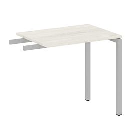 Metal System Quattro Приставной элемент на П-образном м/к 40БП.ПР-2 Дуб наварра/Серый металл 800*600*750 - Фото предпросмотра