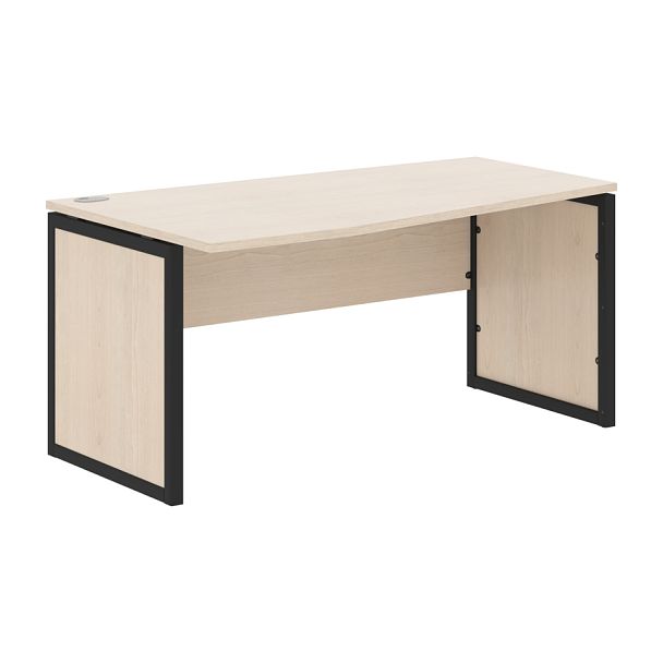 Стол эргономичный XQPCT 169(L) Бук Тиара/Антрацит 1600х900х750 XTEN-QP - Вид 1