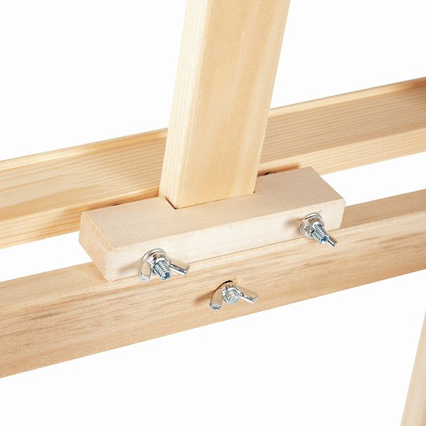 Мольберт напольный из липы "Лира", 67х162х48 см, высота холста до 100 см, BRAUBERG ART DEBUT, 192337 - Вид 13