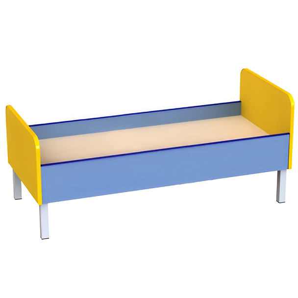 Кровать детская на металлических ножках КНД-01, 1400 - Вид 1