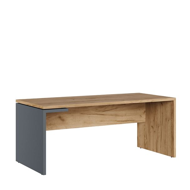 Стол письменный Zion Light 180x80x75 дуб крафт золотой - Вид 1