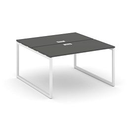 Стайл Проджект Рабочая станция 2-х сторон. SN-4O.DRS-001 Антрацит/Металл Белый 980*1232*750 - Фото предпросмотра