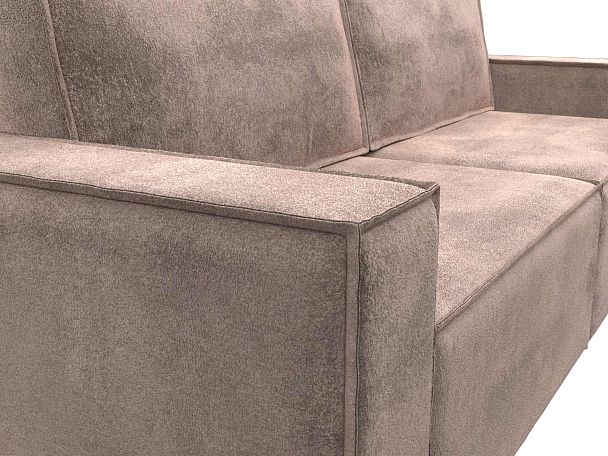 Диван прямой Куба Велюр бежевый - Вид 4