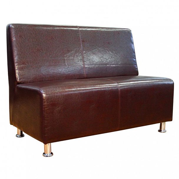 Диван "Денвер" 2-х местн., кожа+иск.кожа - Вид 1