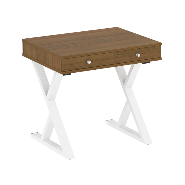 Home Office Стол письменный VR.SP-1-79.M Орех/Белый металл 794*600*750 - Вид 1
