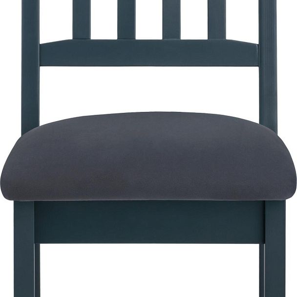 Стул деревянный с мягким сиденьем Стил Серый/Серый велюр - Вид 10