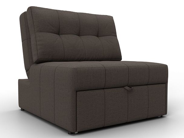 Кресло-кровать Лига-107 (80) Рогожка коричневый - Вид 1