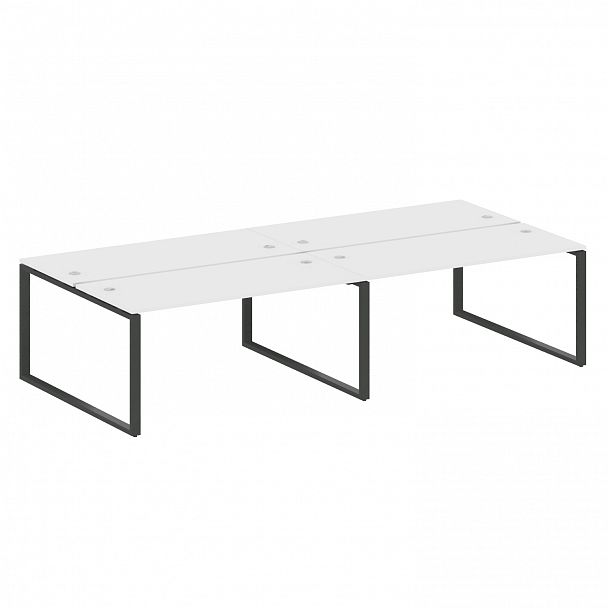 Рабочая станция "Metal System" БО.СМ-4.4 белый/антрацит - Вид 1