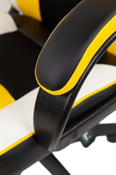 Кресло Chairman game 17 Россия экокожа черный/желтый/белый - Вид 14